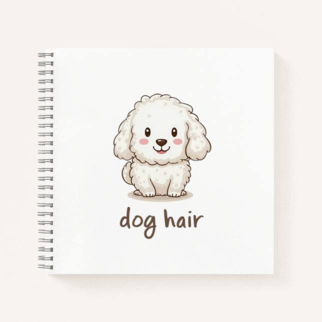 Cheveux de chien, ne vous souciez pas Carnet amusa (Devant)