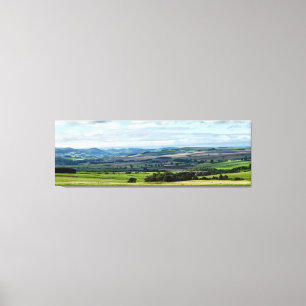 Cheviot Hills Northumberland Panorama Canvas Print