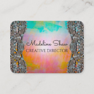 Chevmoirst Shaw Elegant Professional Business Card