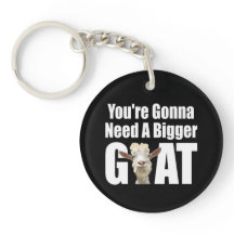 Chèvre blanche humoristique sur Arrière - plan noi