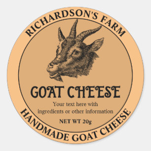 Chèvre Cheese Produits personnalisés Sticker