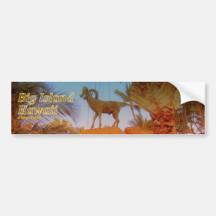 Chèvre de montagne - Sticker Hawaii Skateboard