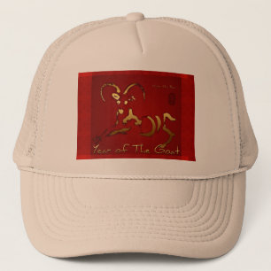 Chèvre d'or Chinois Vietnamien Nouvel An Casquette