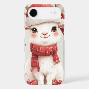 Chèvre mignonne de la ferme de Noël