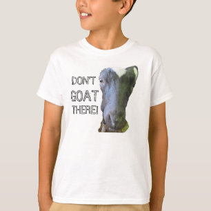 Chèvre "N'Y ALLEZ PAS" T-shirt de base pour enfant