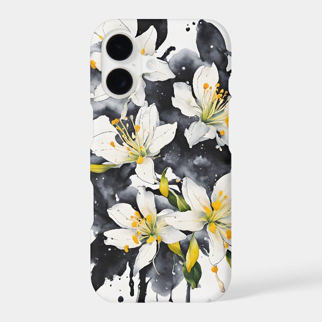 Chèvrefeuille - Fleurs à l'aquarelle (Verso)