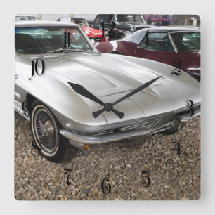 Chevrolet Corvette Square Wall Clock