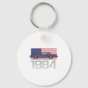 Chevrolet Monte Carlo Blue 1984 Keychain
