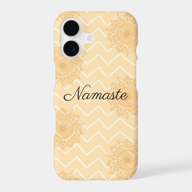 Chevron and Ornate Pattern Namaste (Back)