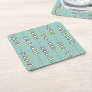 Chevron Arrows Tribal Illustration Coasters