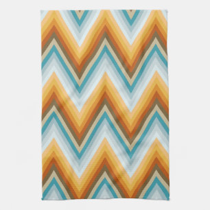 Chevron Background Pattern Kitchen Towel