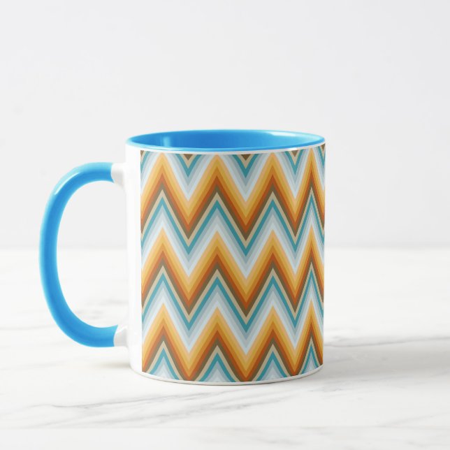 Chevron Background Pattern Mug (Left)