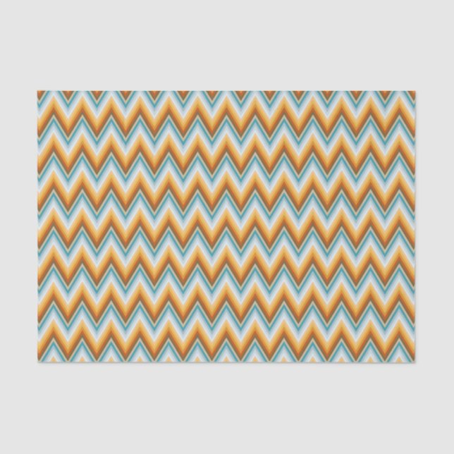 Chevron Background Pattern Tissue Paper (Front)