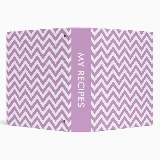 Chevron binders | Personalizable colour and text (Background)