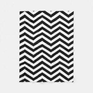 Chevron Black and White Blanket