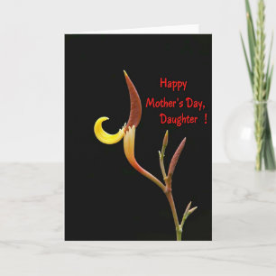 Chevron Botanical Mothers Card