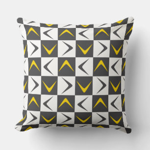 Chevron Boxes Throw Pillow