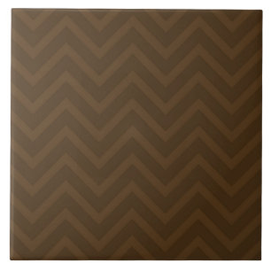 Chevron Brown Tile