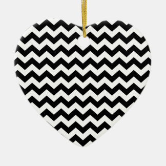 Chevron Ceramic Ornament