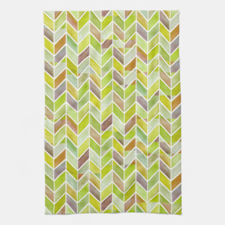 Chevron Citron Wood Kitchen Kitchen Towel