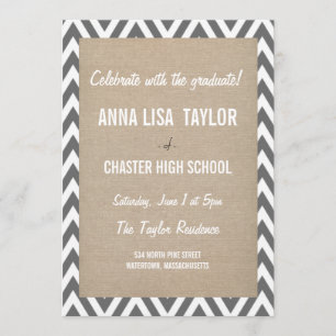 Chevron Class of 2015 Graduation 2015 Invite