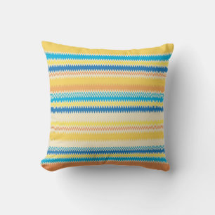 Chevron Colourful Zigzag Stripe Decorative Throw Pillow