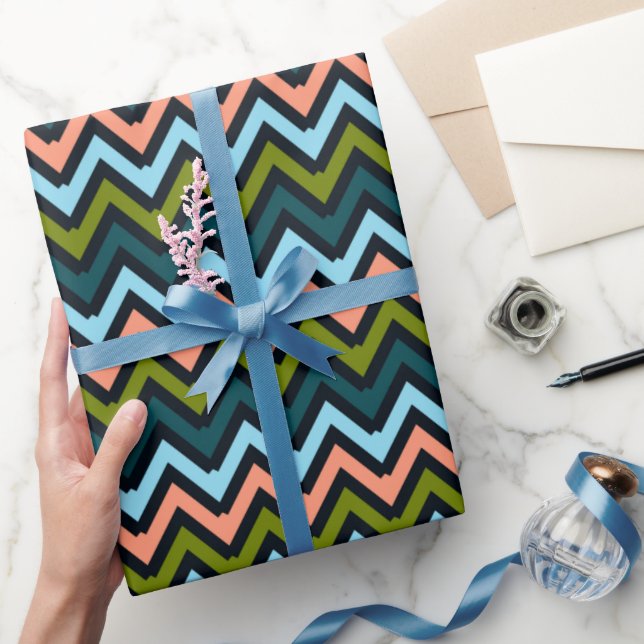 Chevron Colours  Wrapping Paper (Gifting)