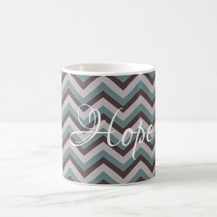 Chevron design coffee mug customizable