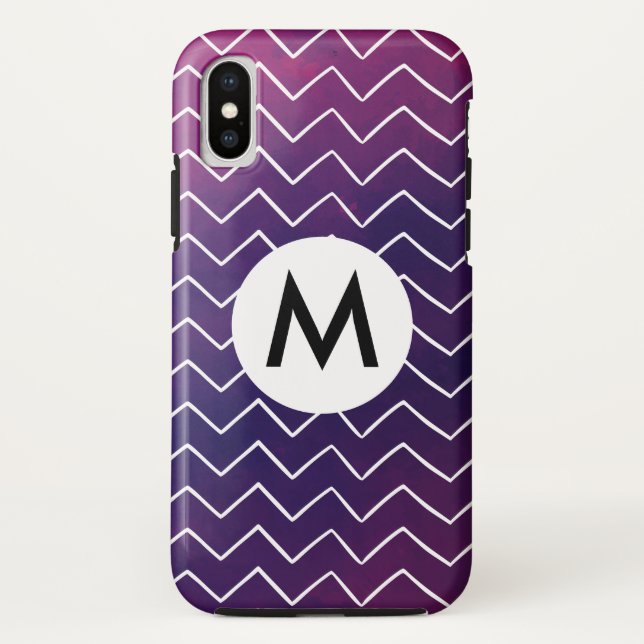 chevron drawn pattern Case-Mate iPhone case (Back)