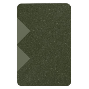 Chevron Edge Moss Green Magnet – Customizable