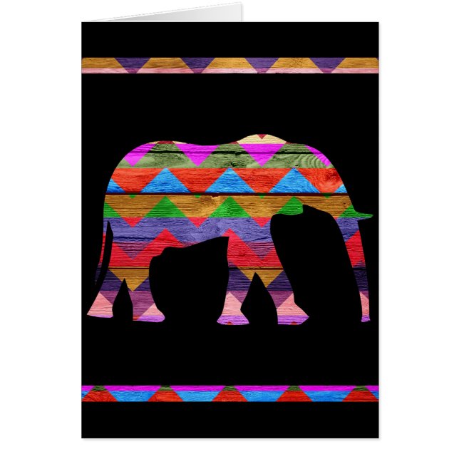 Chevron Elephant Pattern (Front)