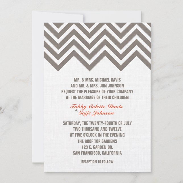 CHEVRON EVENT'S Invitation (Front)