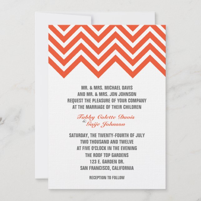 CHEVRON EVENT'S Invitation (Front)