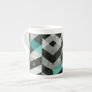 Chevron Exclusion II Bone China Mug