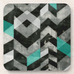 Chevron Exclusion II Coaster