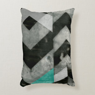 Chevron Exclusion II Decorative Pillow