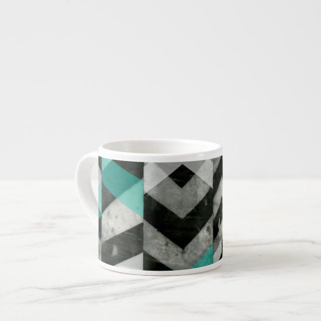 Chevron Exclusion II Espresso Cup (Front Left)