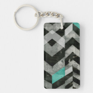 Chevron Exclusion II Keychain
