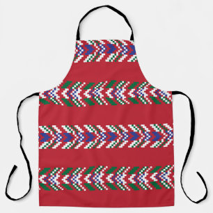 Chevron fair isle seamless pattern designallover,  apron