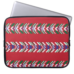 Chevron fair isle seamless pattern designallover,  laptop sleeve
