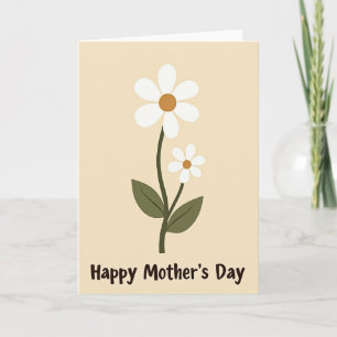 Chevron Floral Family Card