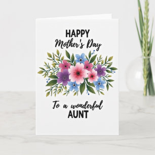 Chevron Flower Tribute Card