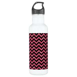 Chevron Glitter Look 710 Ml Water Bottle