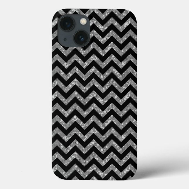 Chevron Glitter Look iPad Air BT Case (Back)