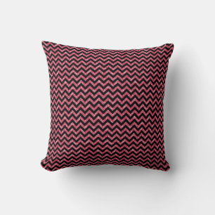 Chevron Glitter Look Pillow