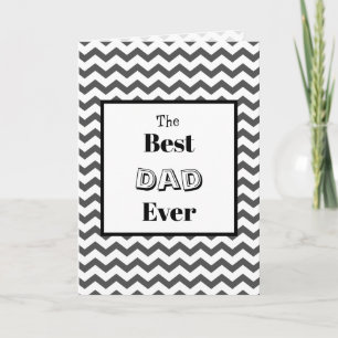 Chevron Greatest Dad Ever Card