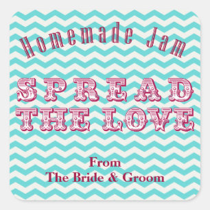 Chevron Homemade Preserves Canning Stickers