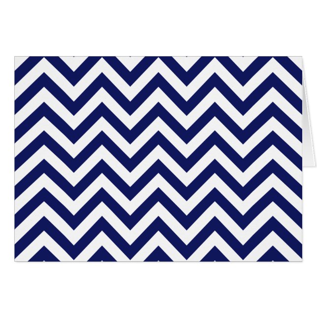 Chevron in Blue and White (Front Horizontal)