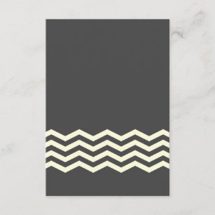 Chevron jaune et gris RSVP