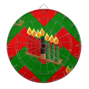 chevron kwanzaa dartboard